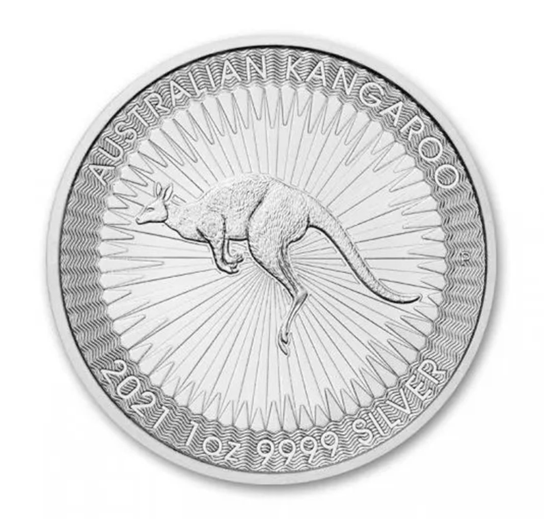 2021 Perth Mint Kangaroo 1oz Silver Coin