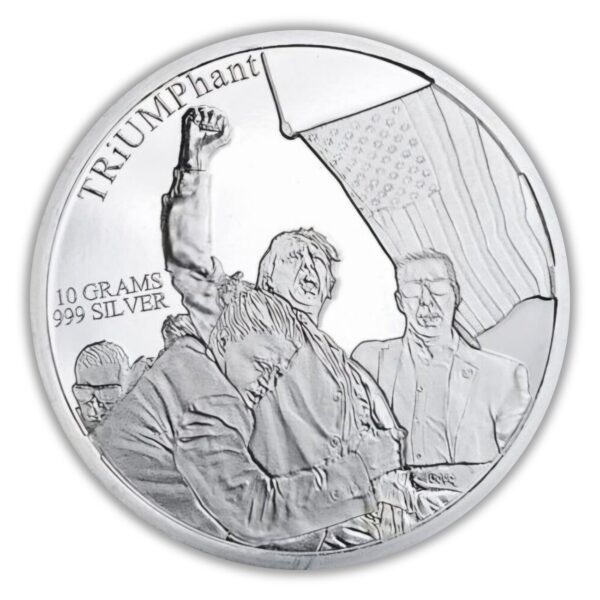 Golden West Bullion 10 Gram Triumphant Silver Coin