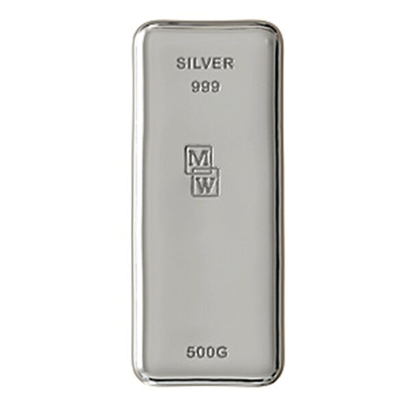 Morris and Watson 500g Silver Bar