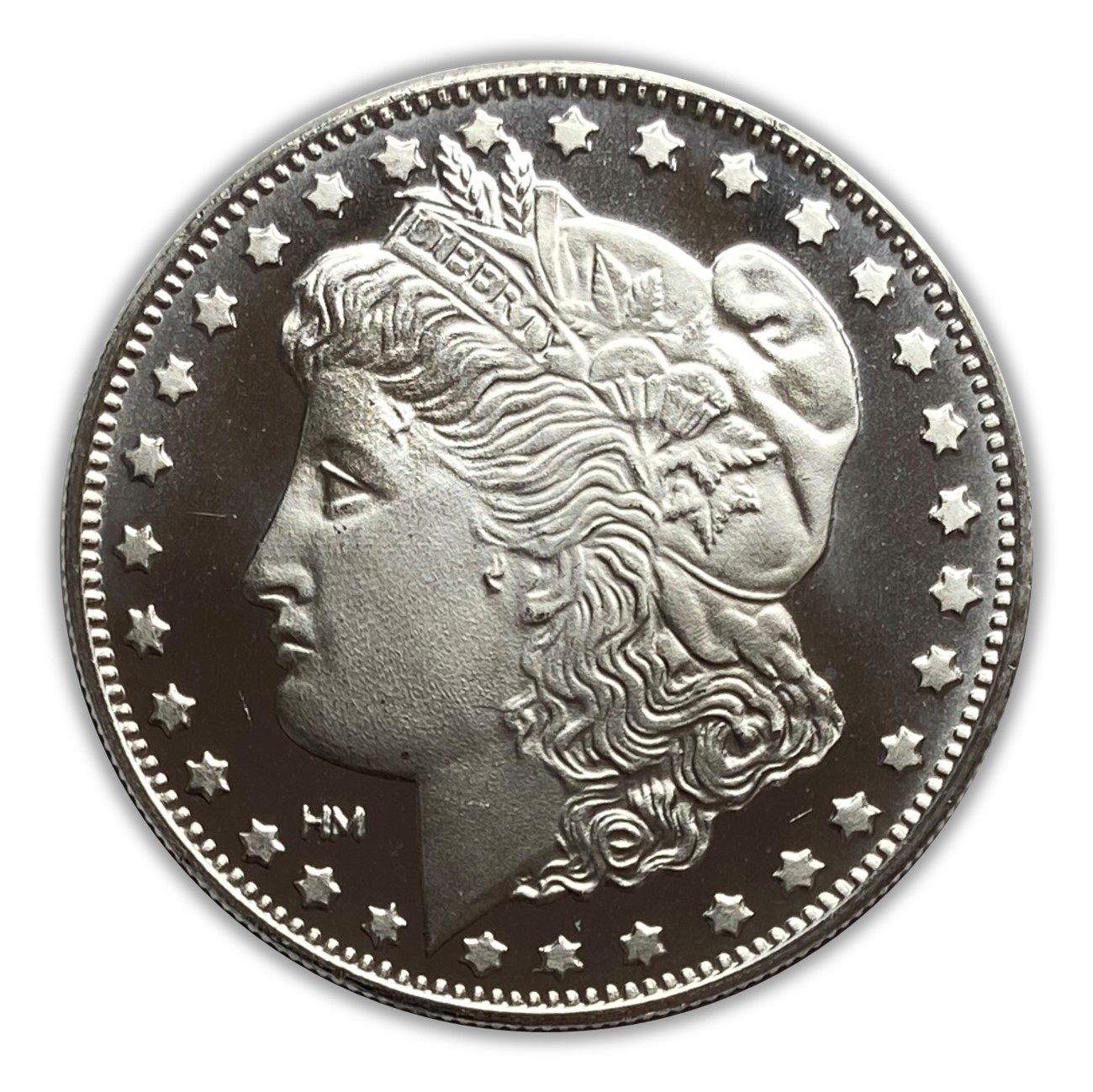 Morgan Dollar Design 1 oz Silver Round