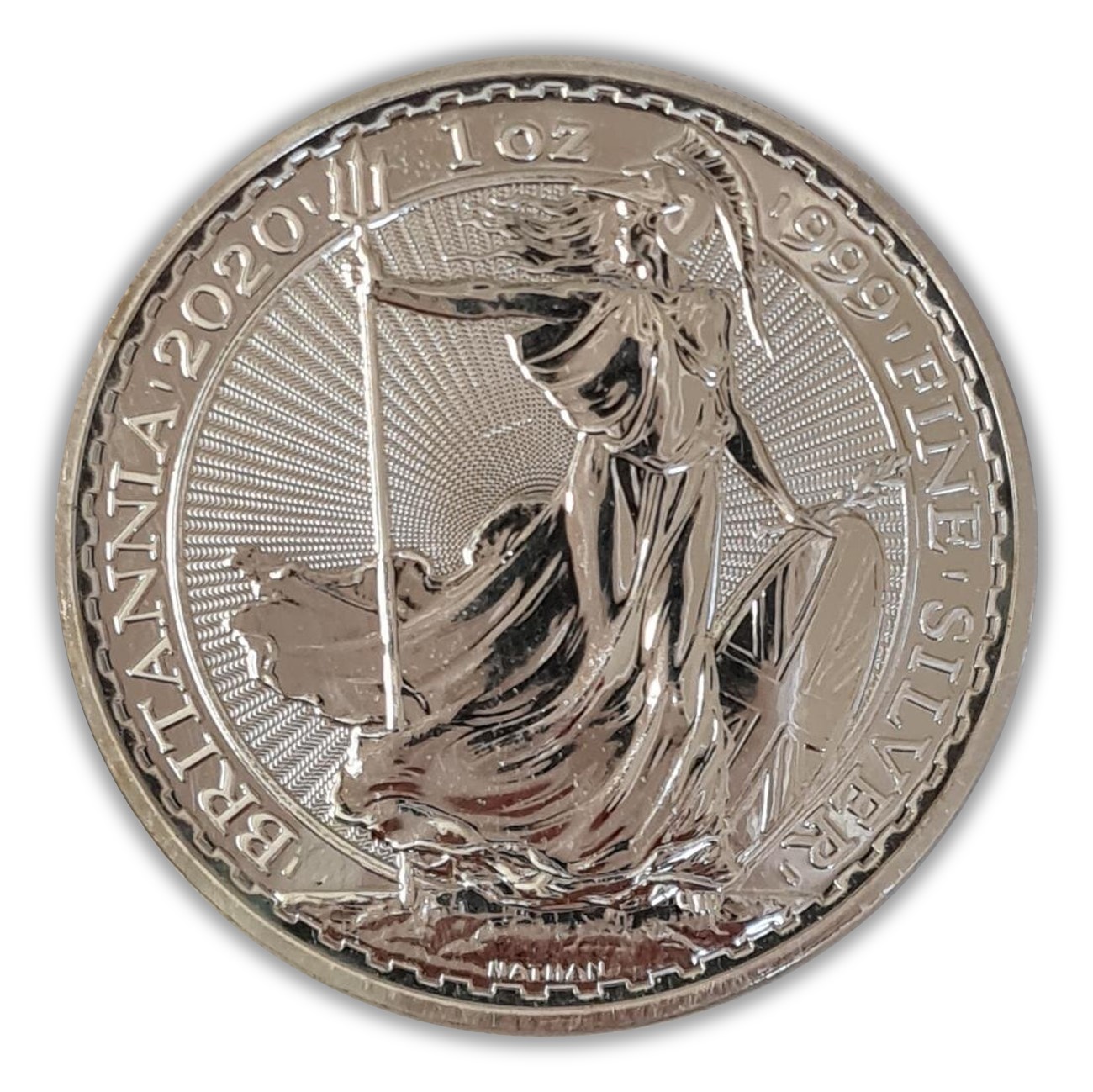 2020 Great Britain Britannia 1 oz Silver Coin