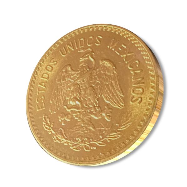 Mexico 10 Pesos Gold Coin - Reverse Left
