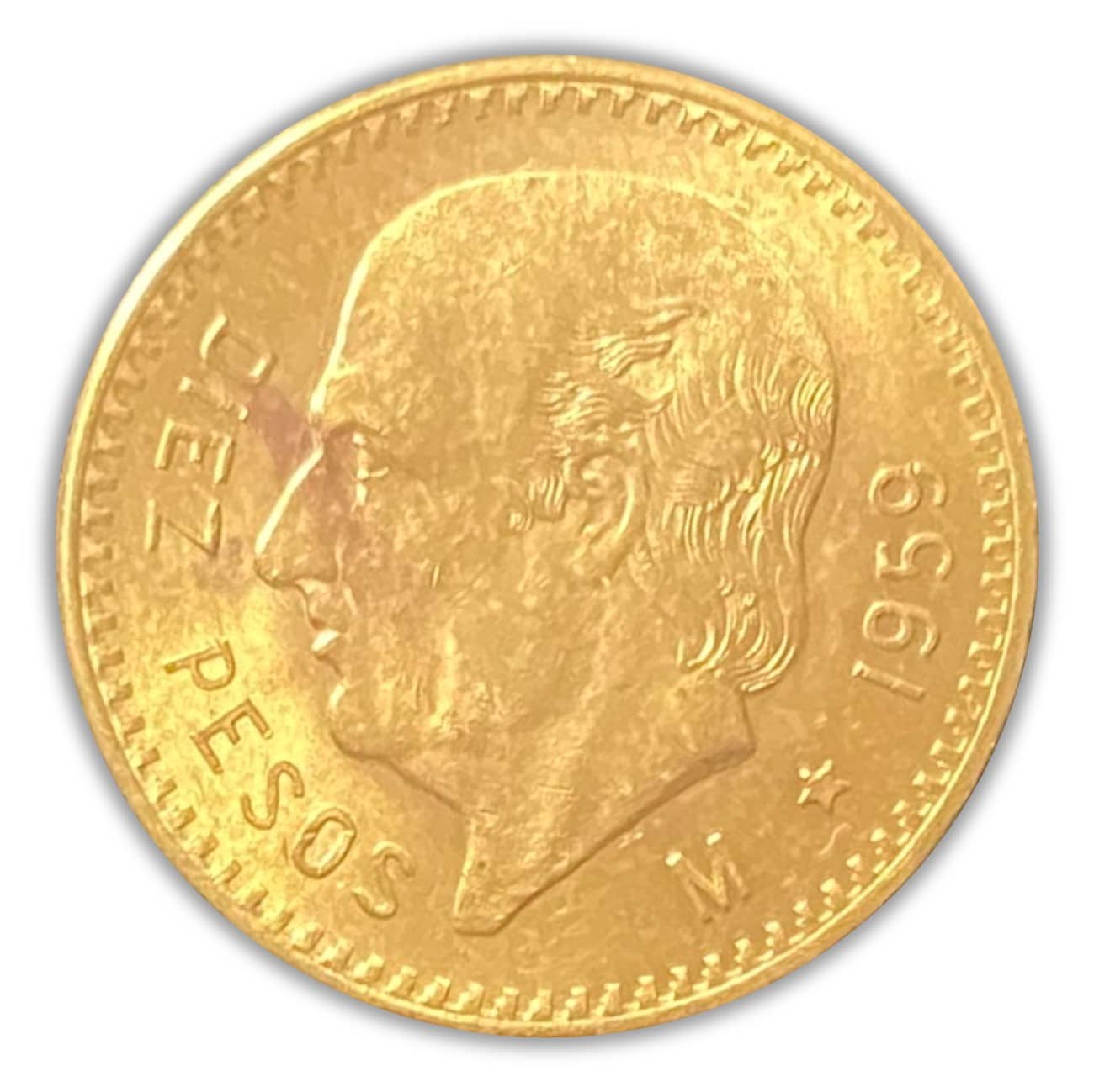 Mexico 10 Pesos Gold Coin