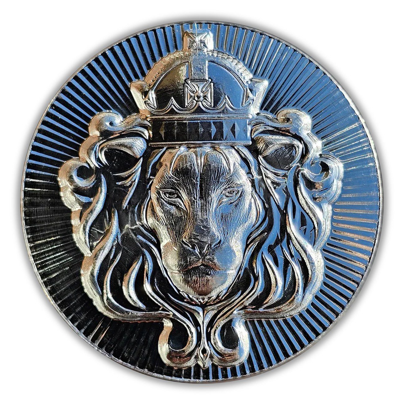 Scottsdale Lion 5 oz Silver Stacker Round