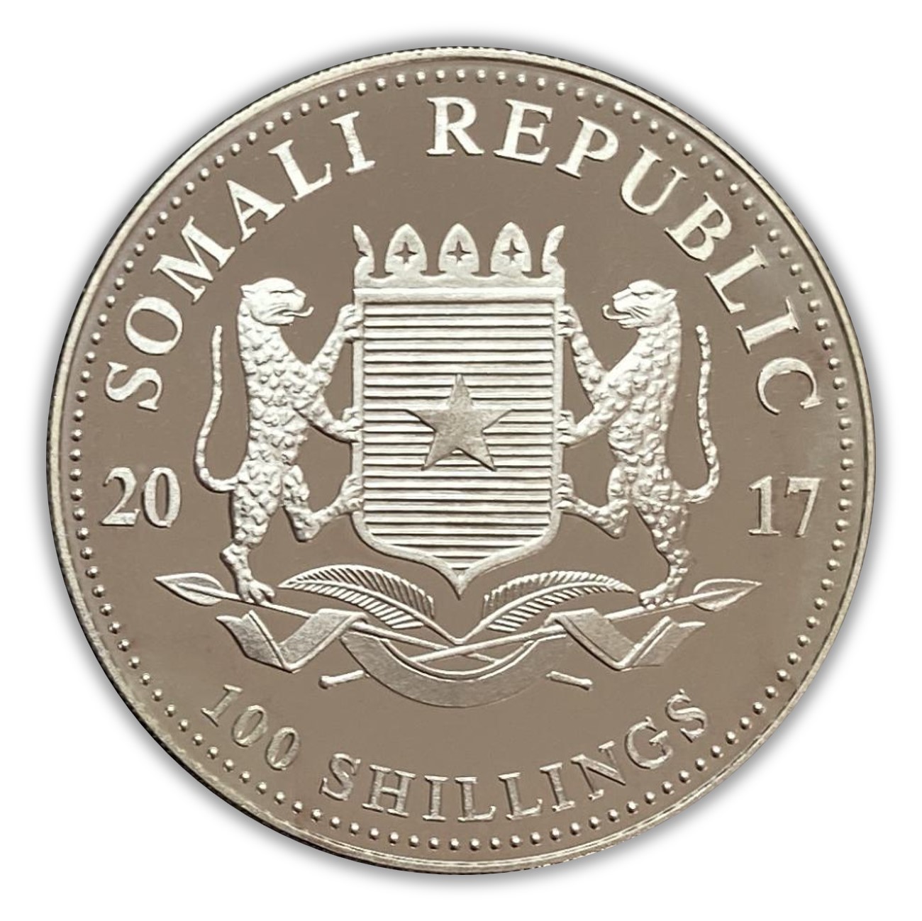 2017 Somalia Elephant 1oz Silver Coin