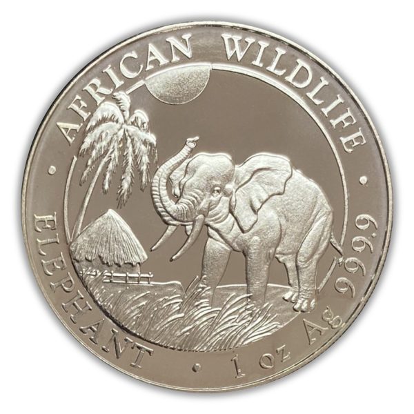 2017 Somalia Elephant 1oz Silver Coin