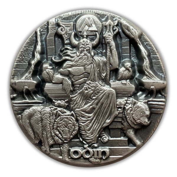 2016 Tokelau Odin Ruler Of Aesir Max Relief 3 Oz Silver Coin