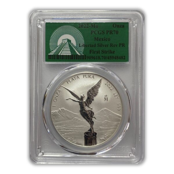 2022 Mexico 1 oz Silver Libertad Reverse Proof PR-70 First Strike