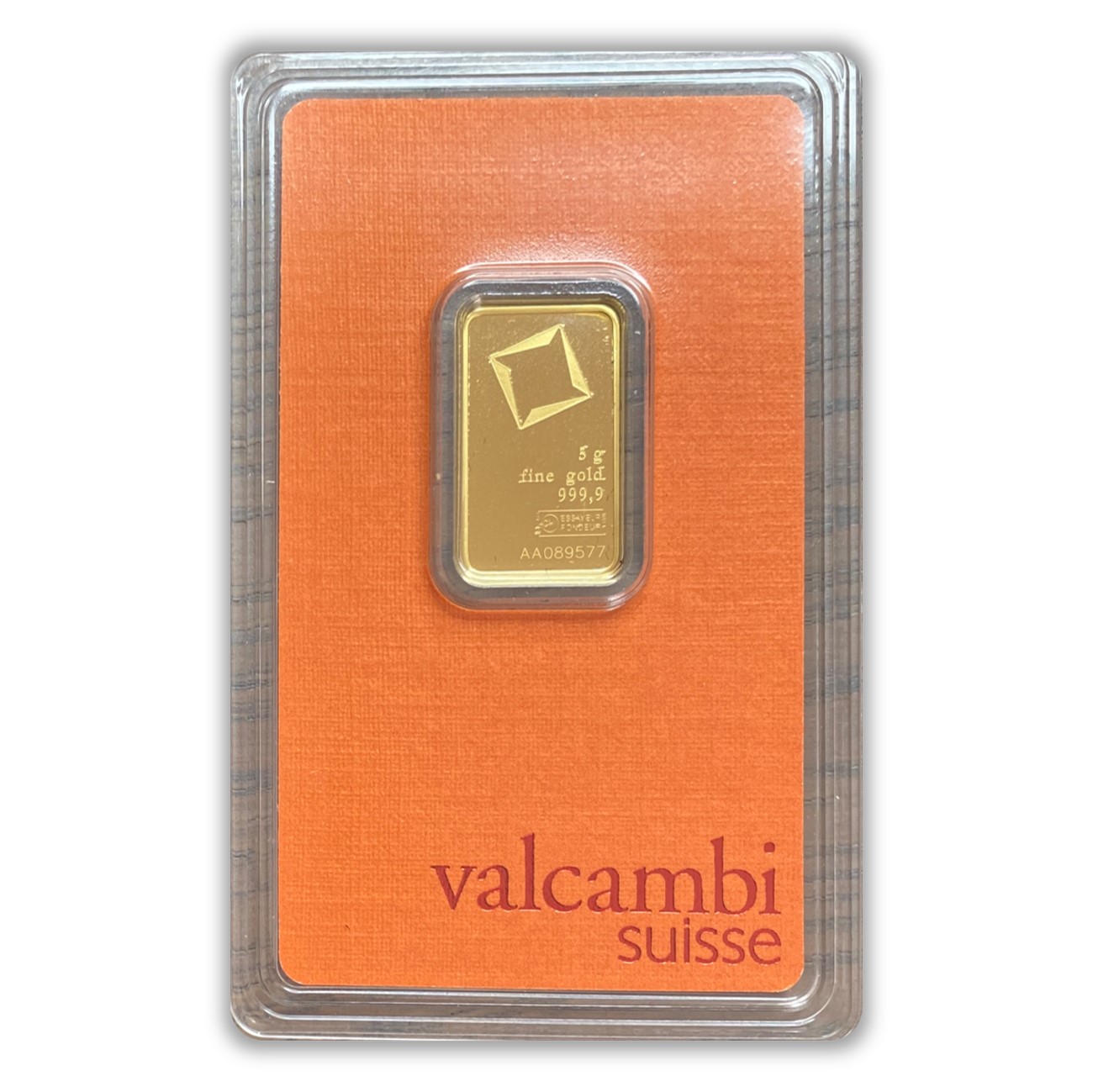 Valcambi 5 gram Gold Bar