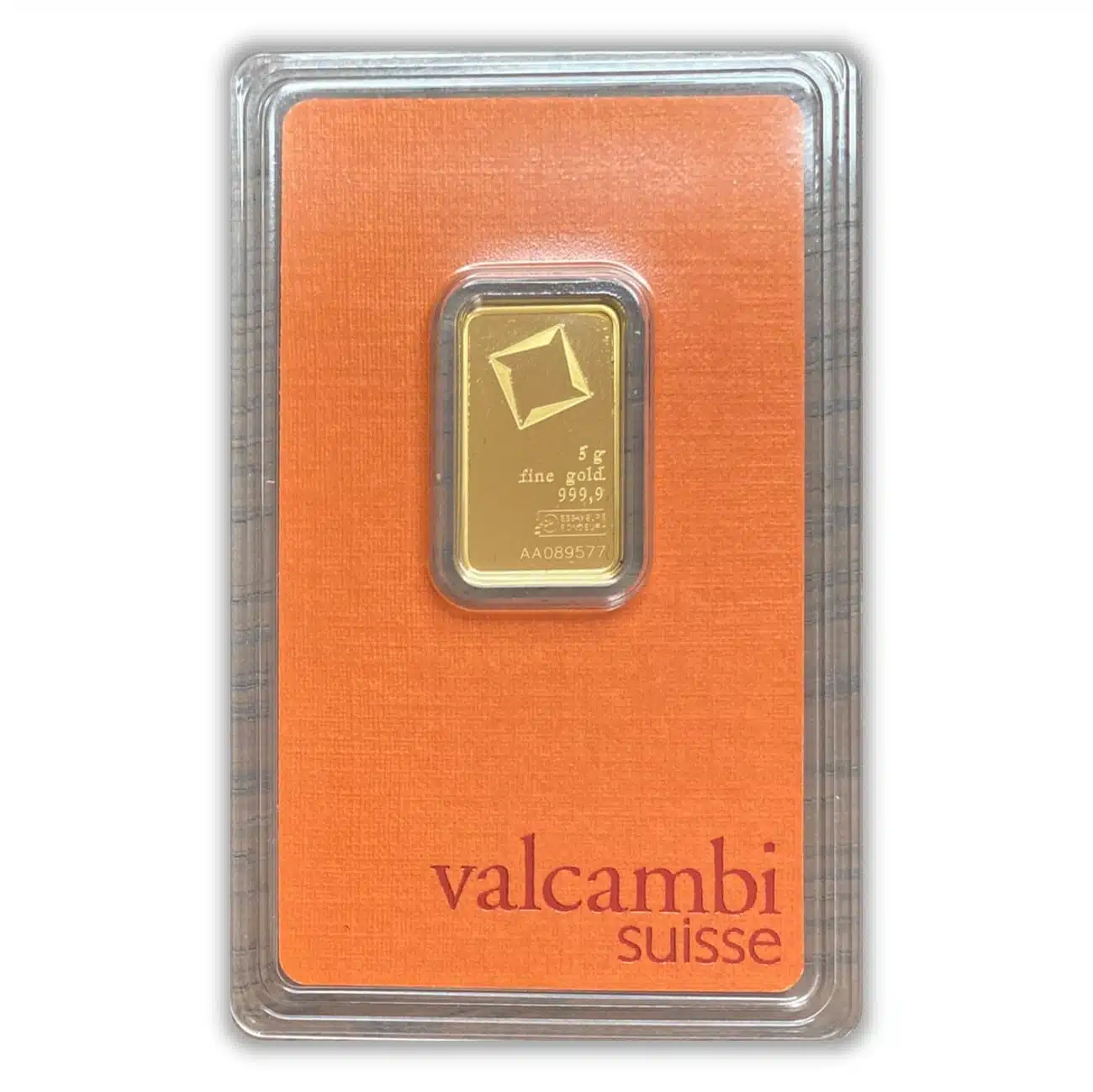 Valcambi 5 gram Gold Bar