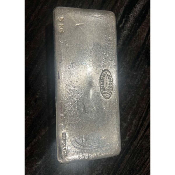 Johnson Matthey 5kg Silver Bar - Mybullion