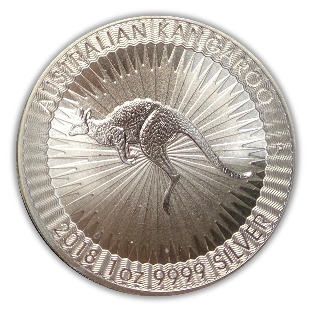 2018 Perth Mint Kangaroo 1 oz Silver Coin
