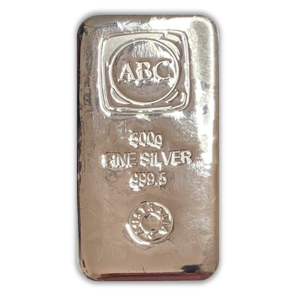 ABC 500g Silver Cast Bar