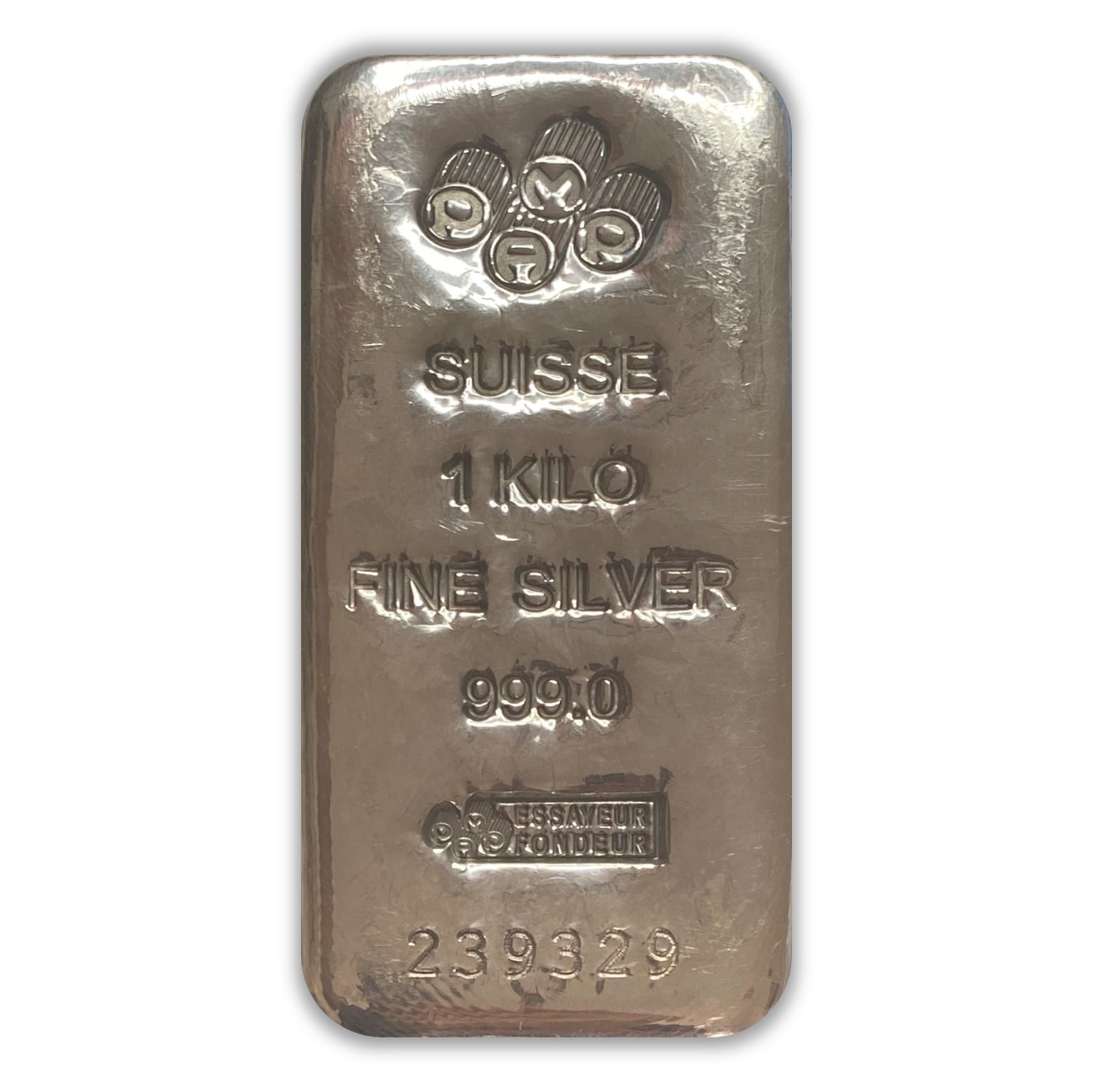 PAMP 1 kg Silver Bar Mirrored - 239329