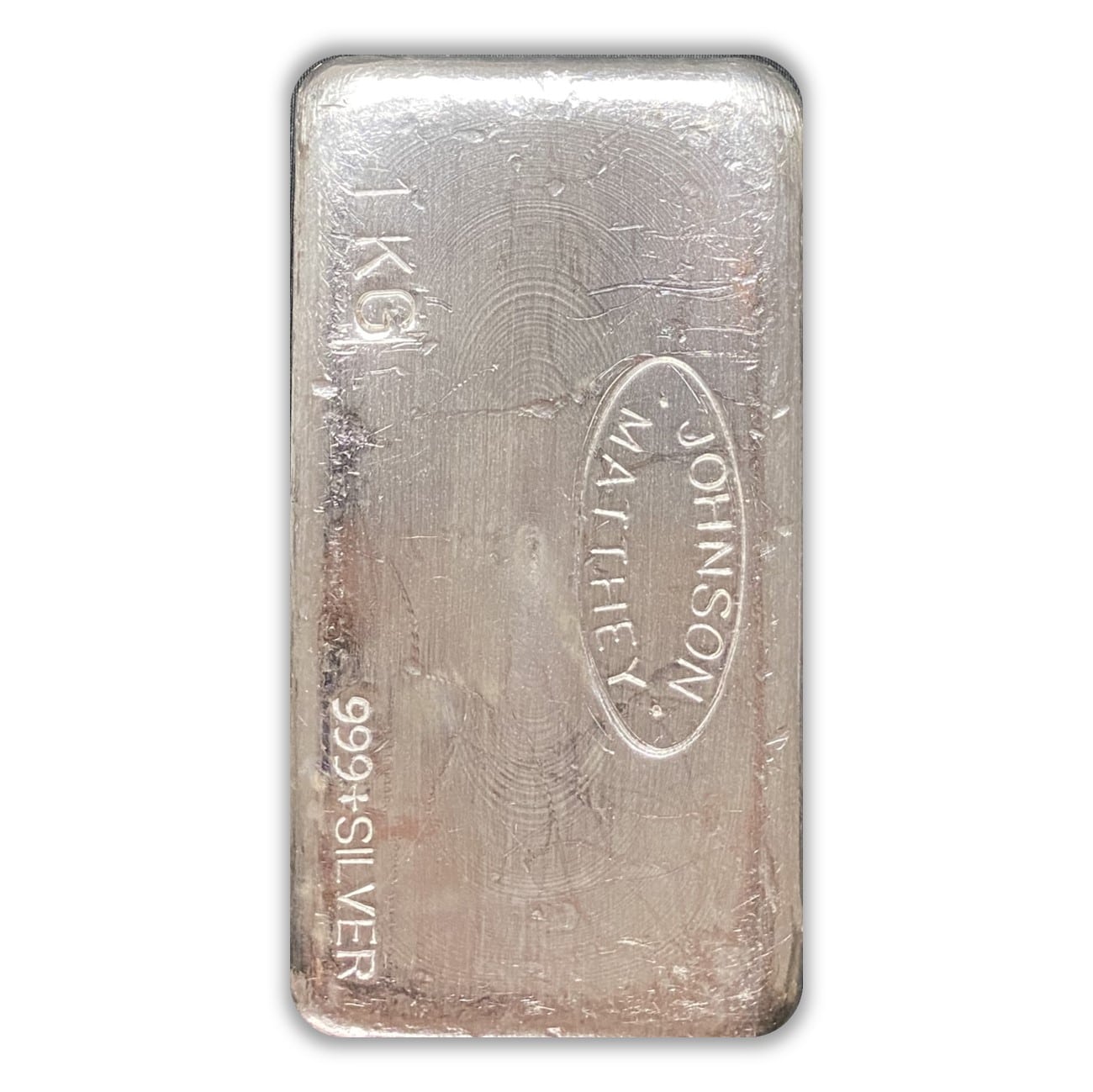 Johnson Matthey 1kg Silver Bar - myBullion