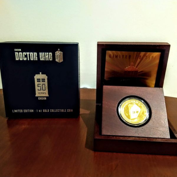 2013 Niue Doctor Who $200 Two Hundred Dollar Gold Proof Coin - Box and Presentation Case (Uploaded Original)