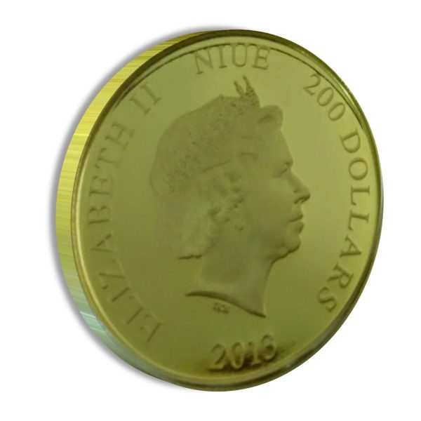 2013 Niue Doctor Who $200 Two Hundred Dollar Gold Proof Coin - Obverse Right