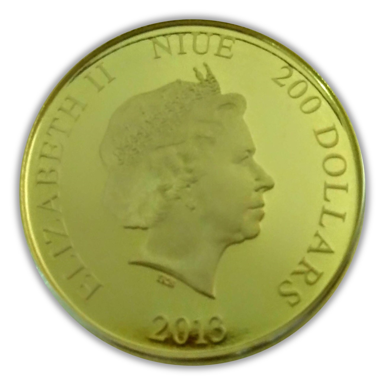 2013 Niue Doctor Who $200 Two Hundred Dollar Gold Proof Coin