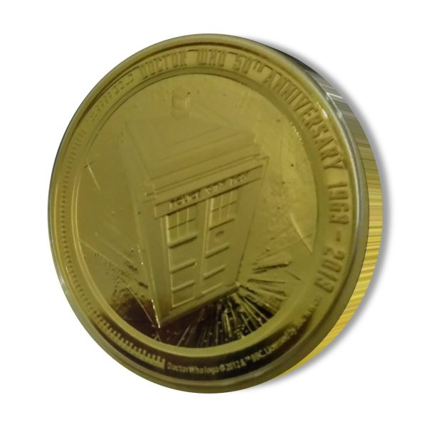 2013 Niue Doctor Who $200 Two Hundred Dollar Gold Proof Coin - Reverse Left