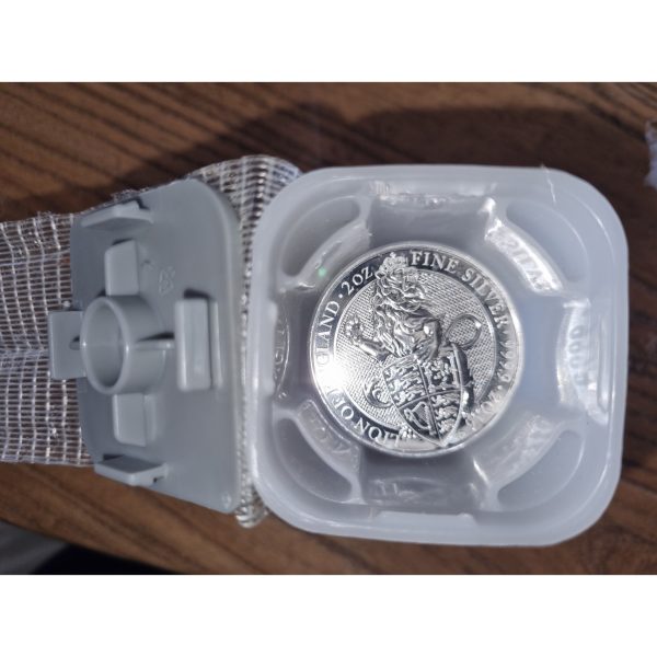 2016 Queen's Beasts Lion Of England 2 oz Silver Coin - Reverse (Original Vendor Image Upload)