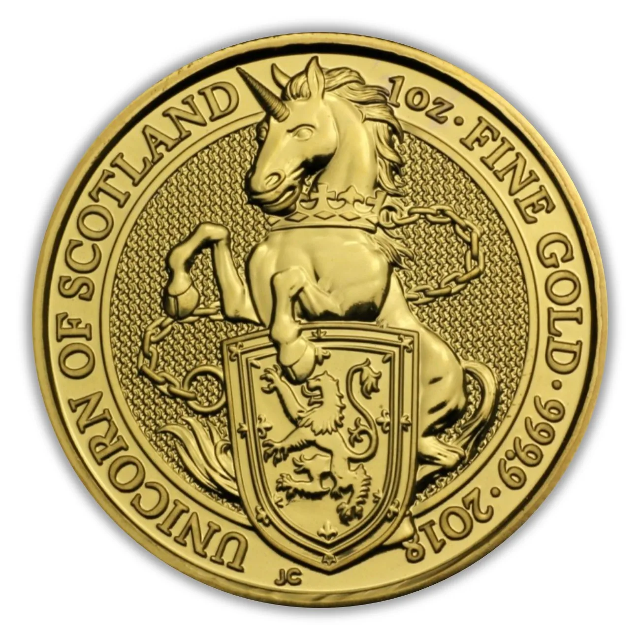 2018 Queen's Beast Scotland Unicorn 1 oz Gold Coin