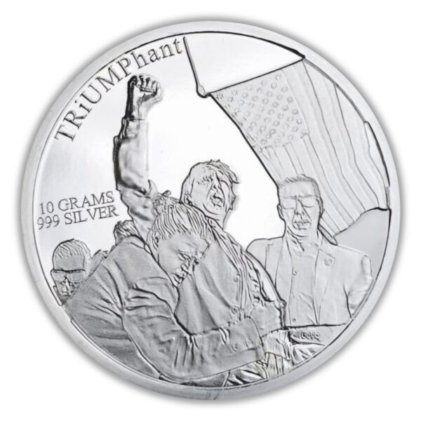 Golden West Bullion 10 Gram Triumphant Silver Coin