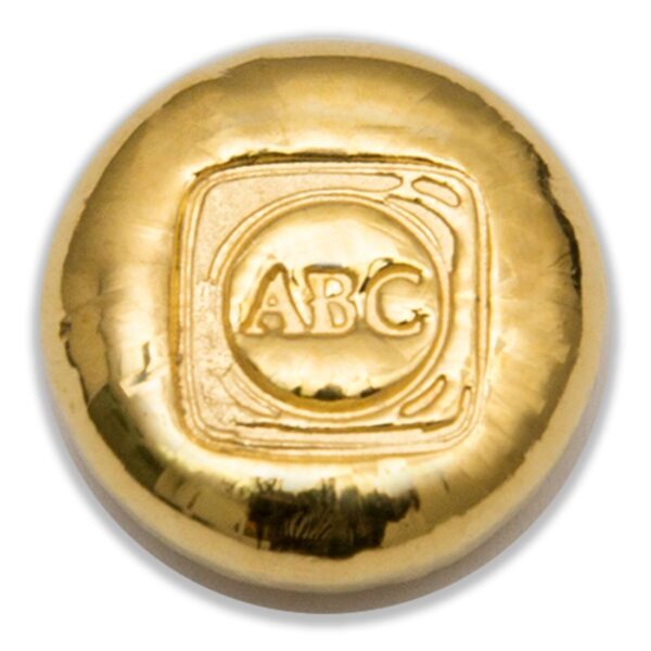 ABC Half Oz Gold Cast Bar
