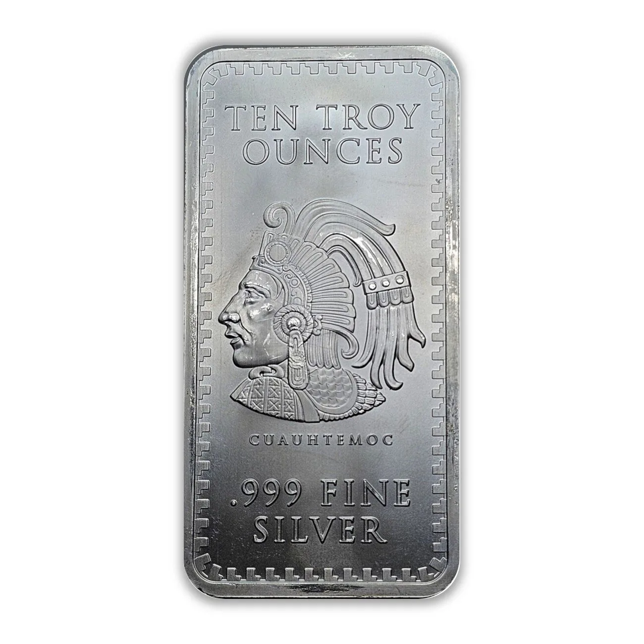 Aztec Calendar 10 oz Silver Bar