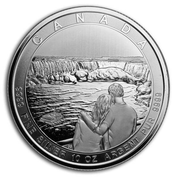 Canadian Mint Niagara Falls 10oz Silver Coin