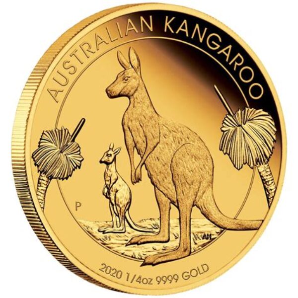 Perth Mint Gold 2020 Kangaroo 1/4 oz
