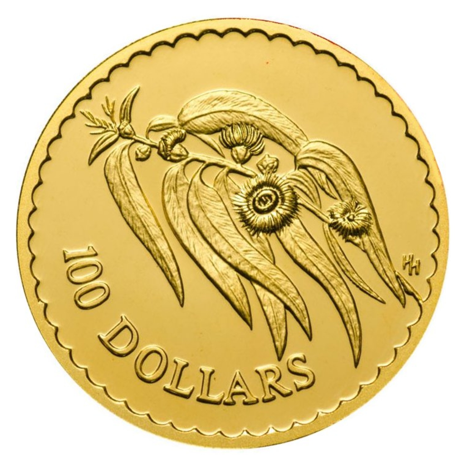 1996 RAM Floral Emblems of Australia $100 Gold Coin