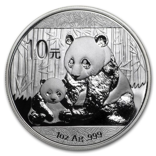 2012 Chinese Panda 1oz Silver Coin