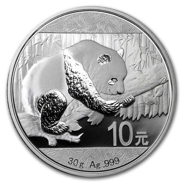 2016 Chinese Panda 30g Silver Coin