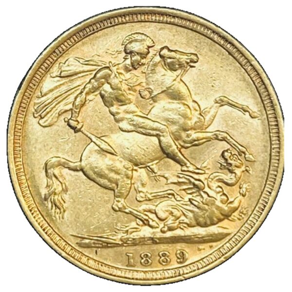 1889-S Sydney Mint Gold Sovereign