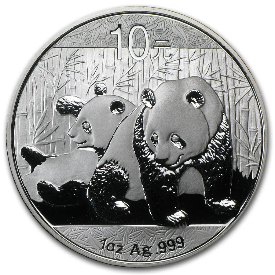 2010 Chinese Panda 1oz Silver Coin