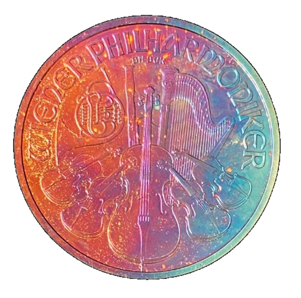 Austria Philharmonic 1oz Silver Coin (GALAXY TONED)