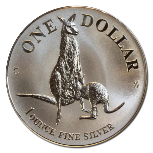 1996 RAM Kangaroo 1oz silver coin (NOT carded)
